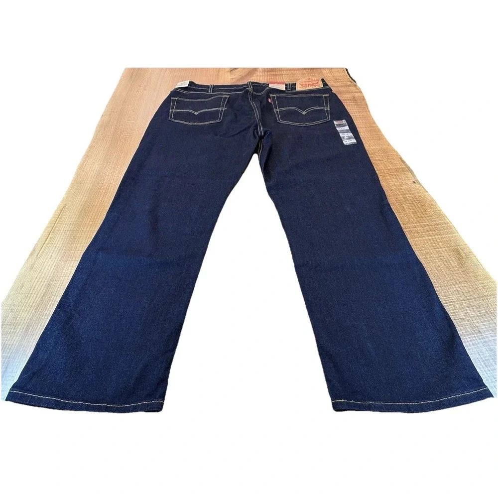 NEW Levi's 514 Jeans Regular Mens Size Dark Denim Straight Leg Size 38x30 NWT